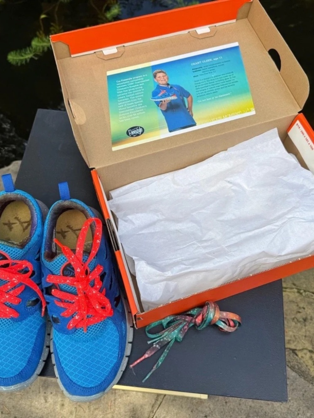 Nike Free Run 2.0 DB BG Size 3.5Y - Picture 3 of 13
